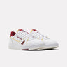 Lt Court Shoes White/Richmaroon/Fiercegold