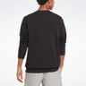Reebok Identity French Terry Logo Crew Sweatshirt Black