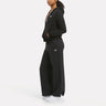 Reebok Identity Small Logo Fleece Wide Leg Pants Black