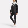 Open Hem Vector Track Jacket Night Black