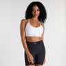 Lux Strappy Sports Bra Chalk