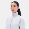 Brooklyn Cropped Bomber Jacket Silver Marl