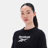 Graphic Print Crew Neck Black