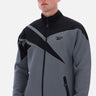 Contrast Funnelneck Jacket Grey/Black