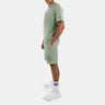Crest Tshirt Light Fog