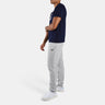 Andre Small Logo Cuffed Pant Light Grey Marl