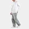 Small Logo Crew Neck Ls Tee White