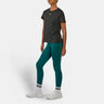 Core High Rise Leggings Metal Green