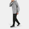 Athlete Doubleknt Fullzip Hood Grey Marl
