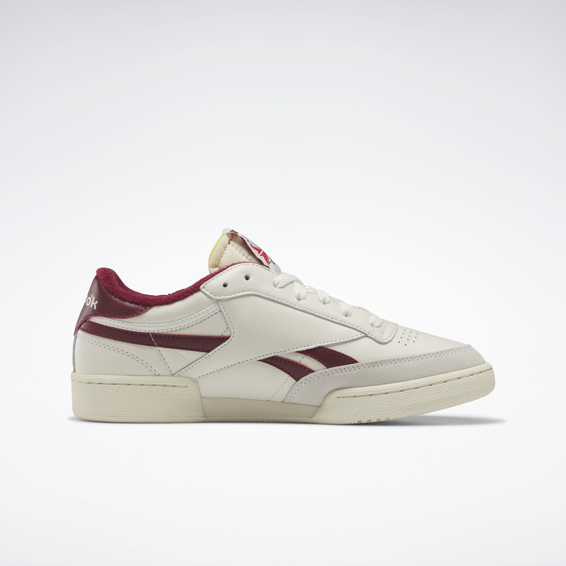 Reebok club c 2025 taping trainers in chalk