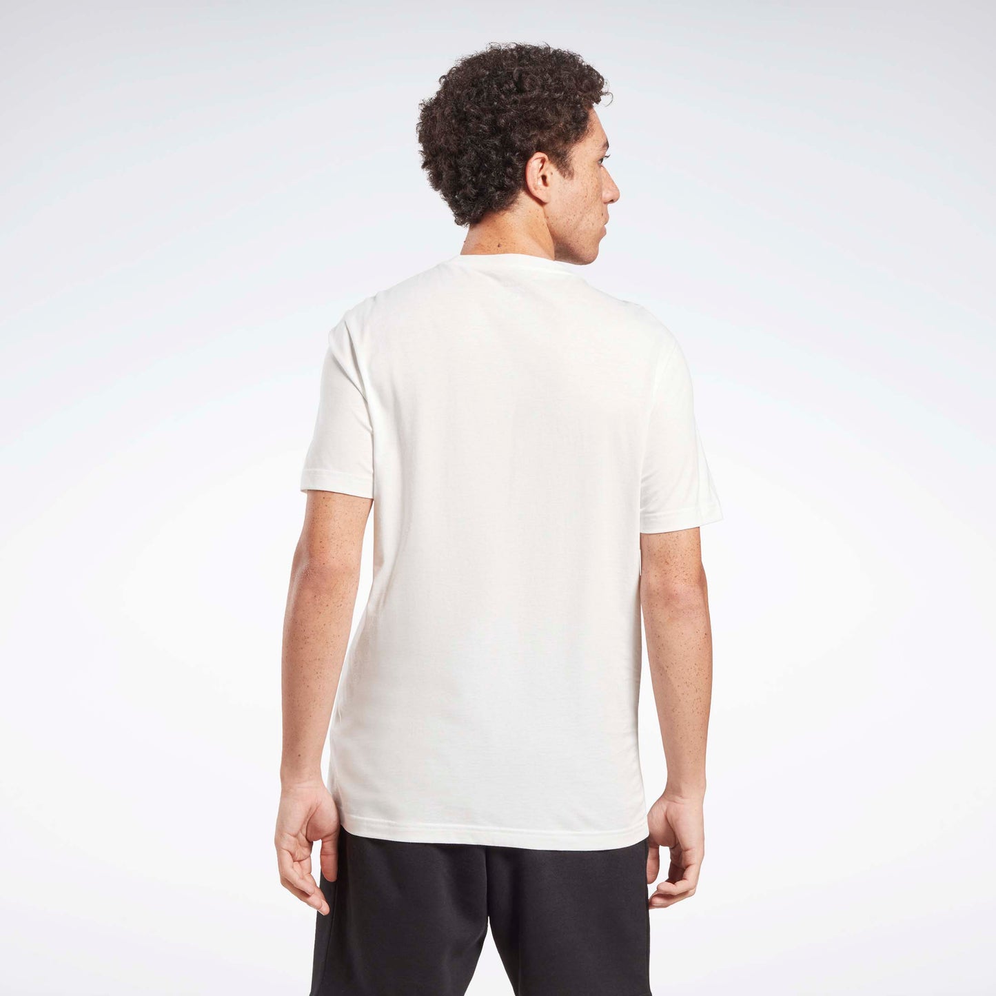 Reebok Identity Big Logo T-Shirt White/Vector Blue