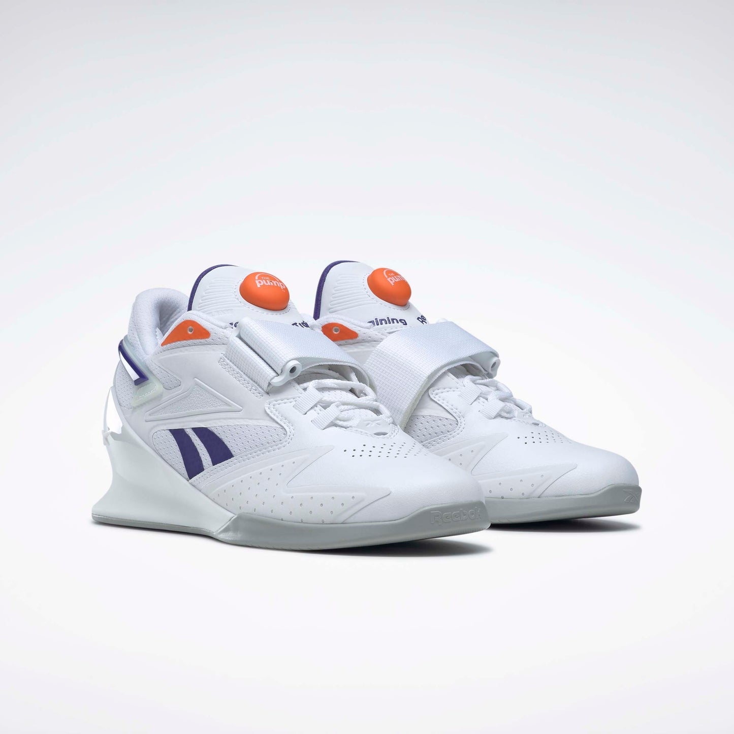 Legacy Lifter III Shoes White/Bold Purple/Smash Orange