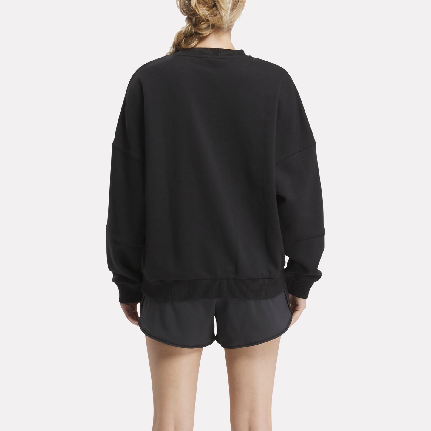 Lux Oversized Crew Black