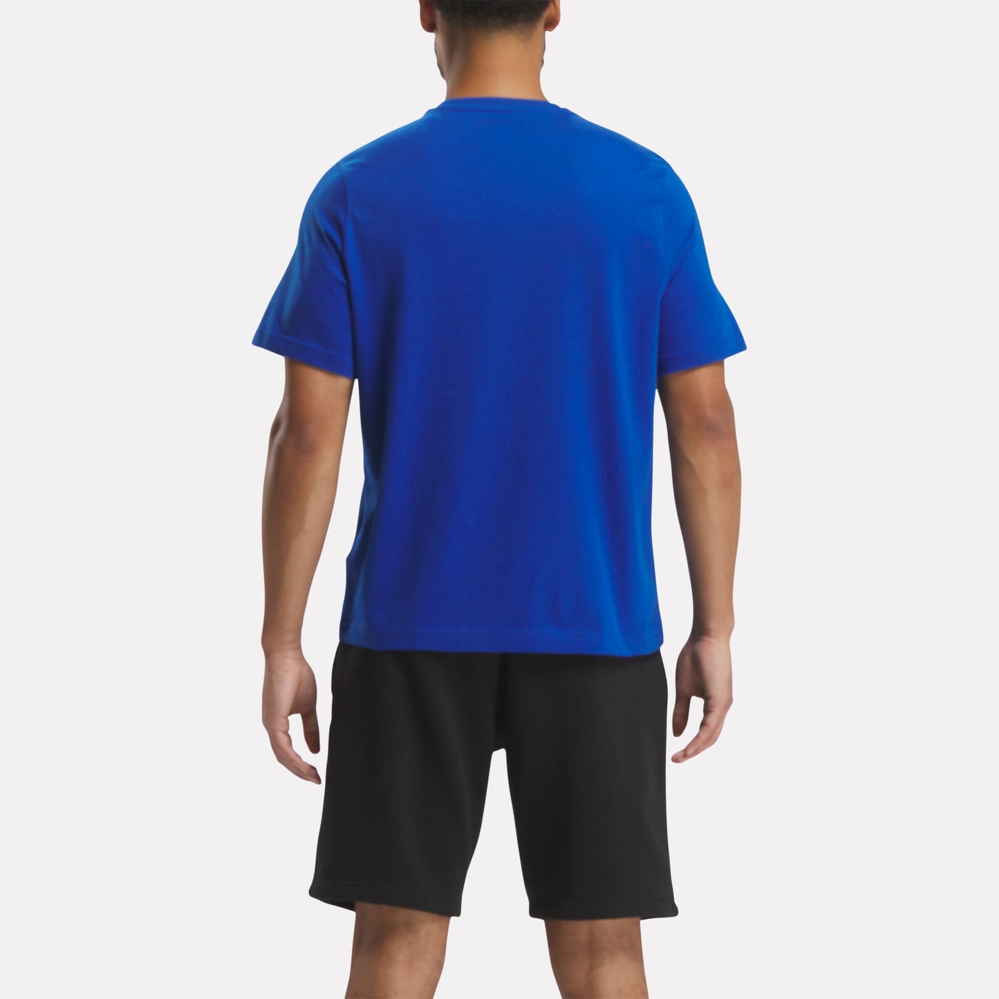 Reebok Id Stacked Logo T-Shirt Vector Blue