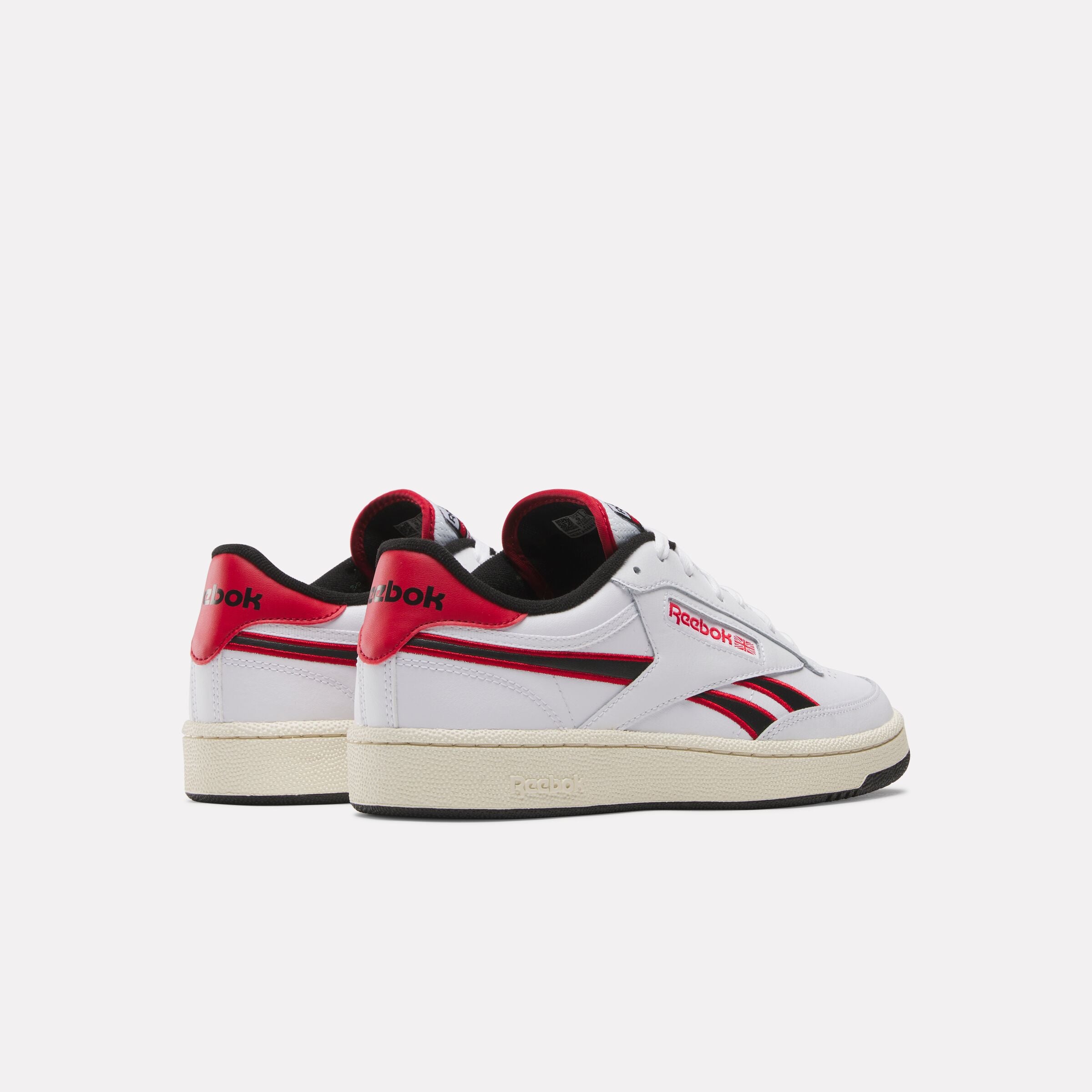 Club C Revenge Shoes White Vector Red Black