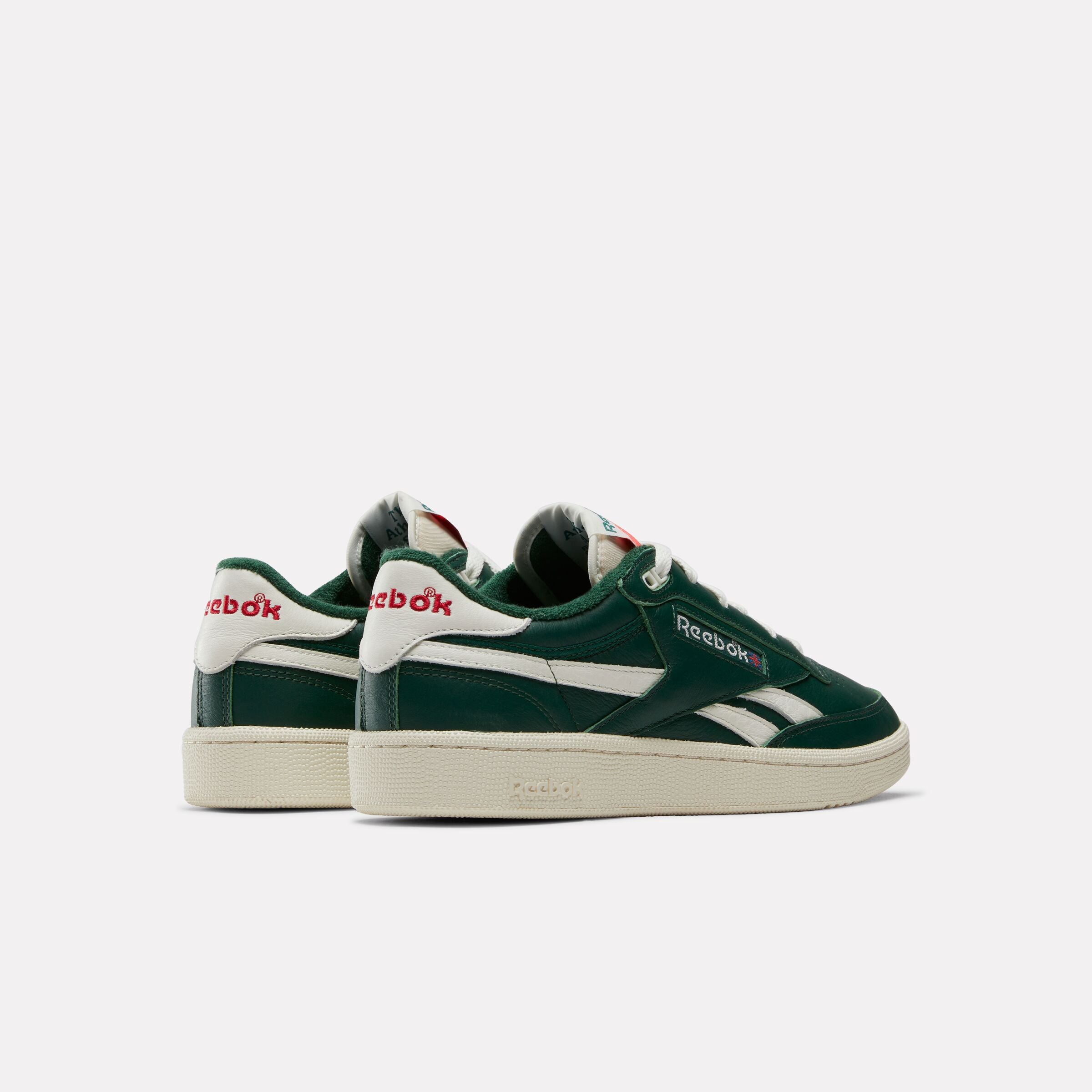 Club C Revenge Vintage Shoes Darkgreen Chalk Neoncherry