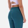 High Rise Fl Printed Tight Retro Teal