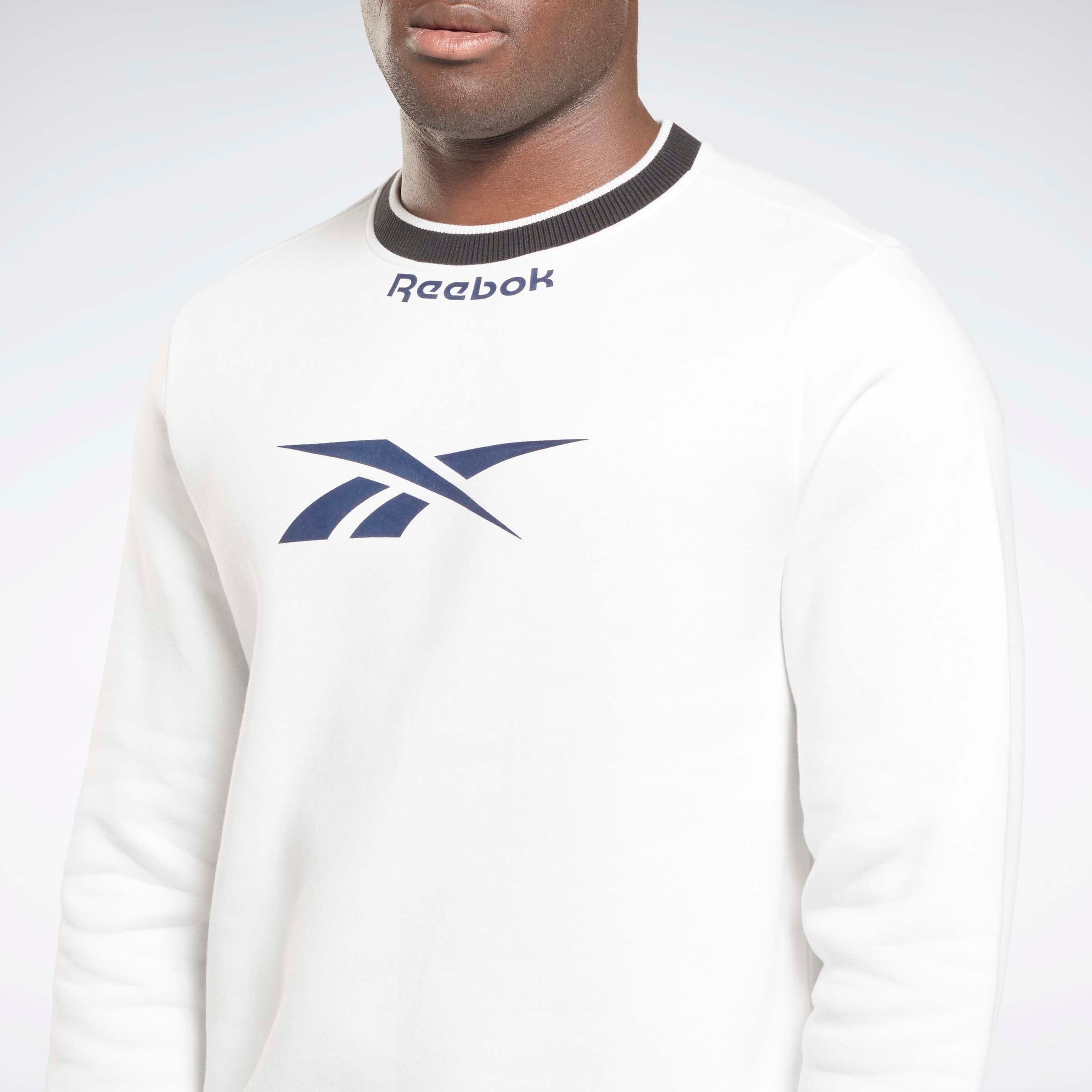 Reebok classic sweatshirt on sale white