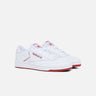 Club C 85 Shoes White/White/Flash Red