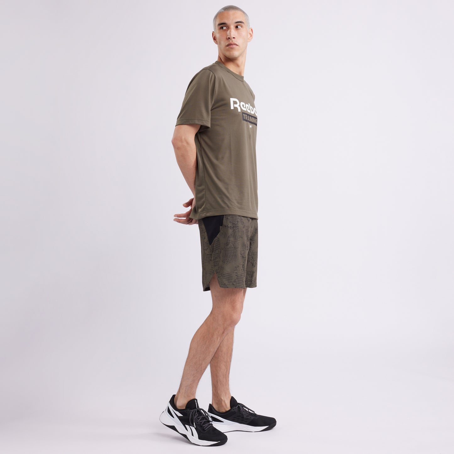 Strength 3.0 Aop Short Army Green