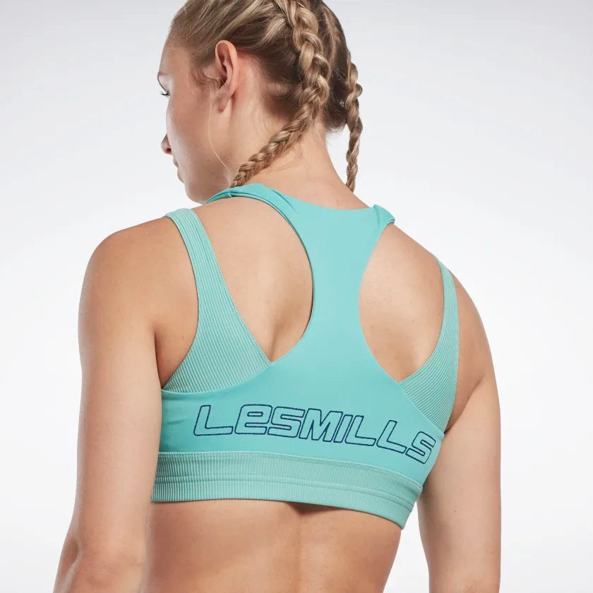 Lm Rib Cropped Tank Semi Teal