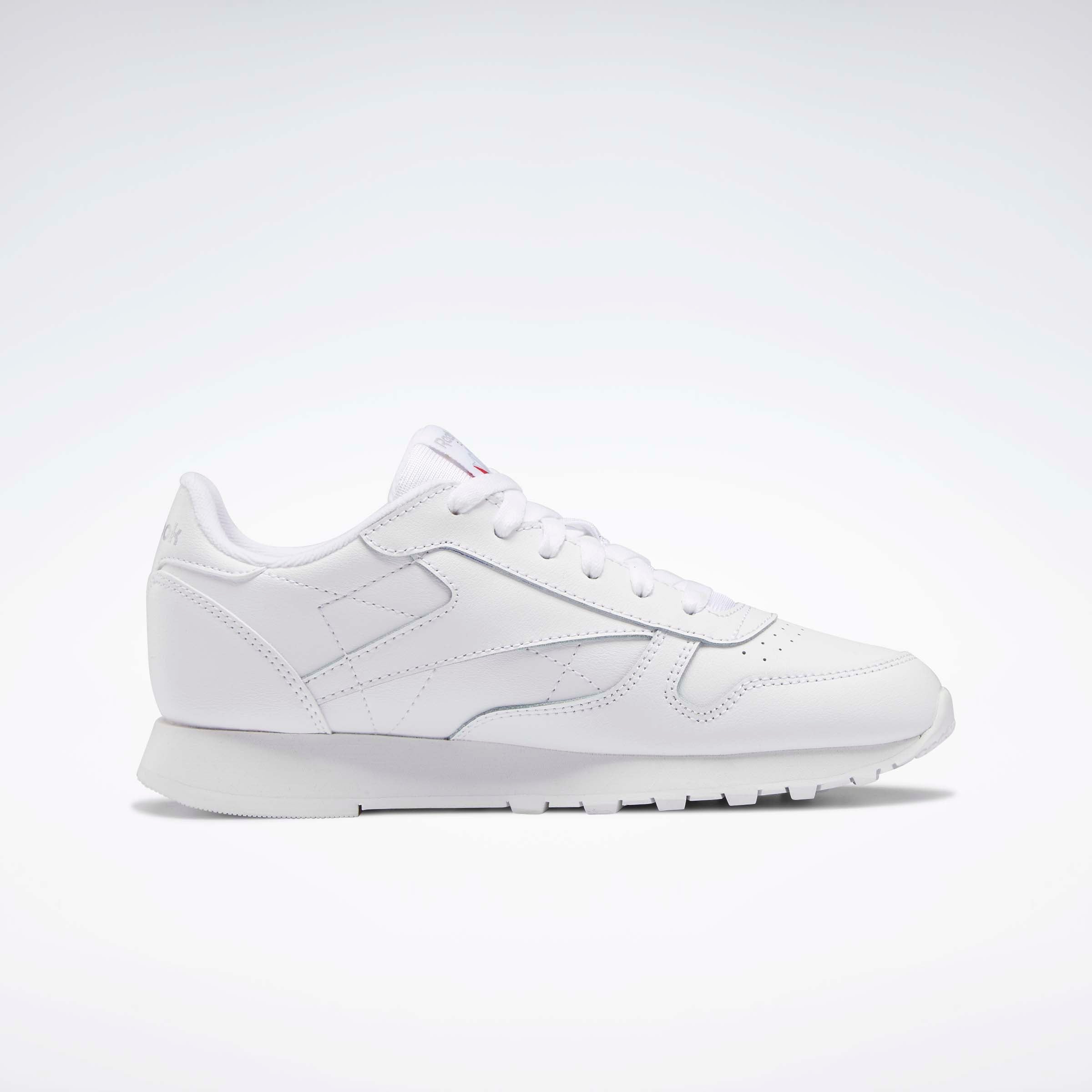 Classic Leather Shoes Grade School White White White