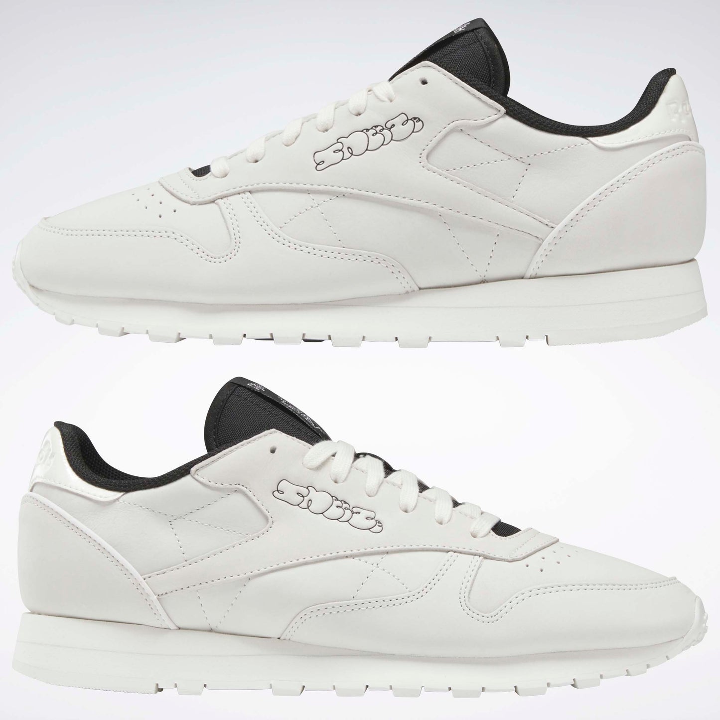 SNEEZE Classic Leather Shoes White/Chalk/Black
