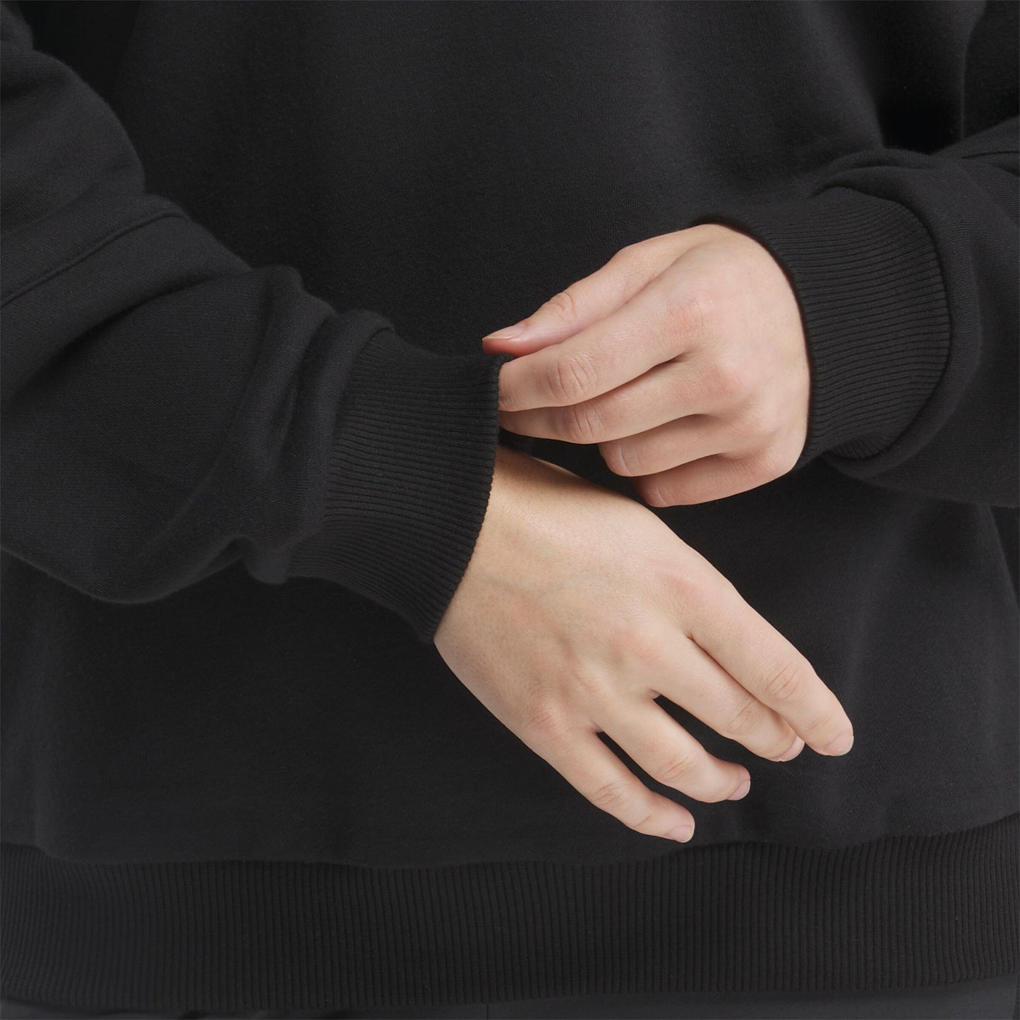 Lux Oversized Crew Black