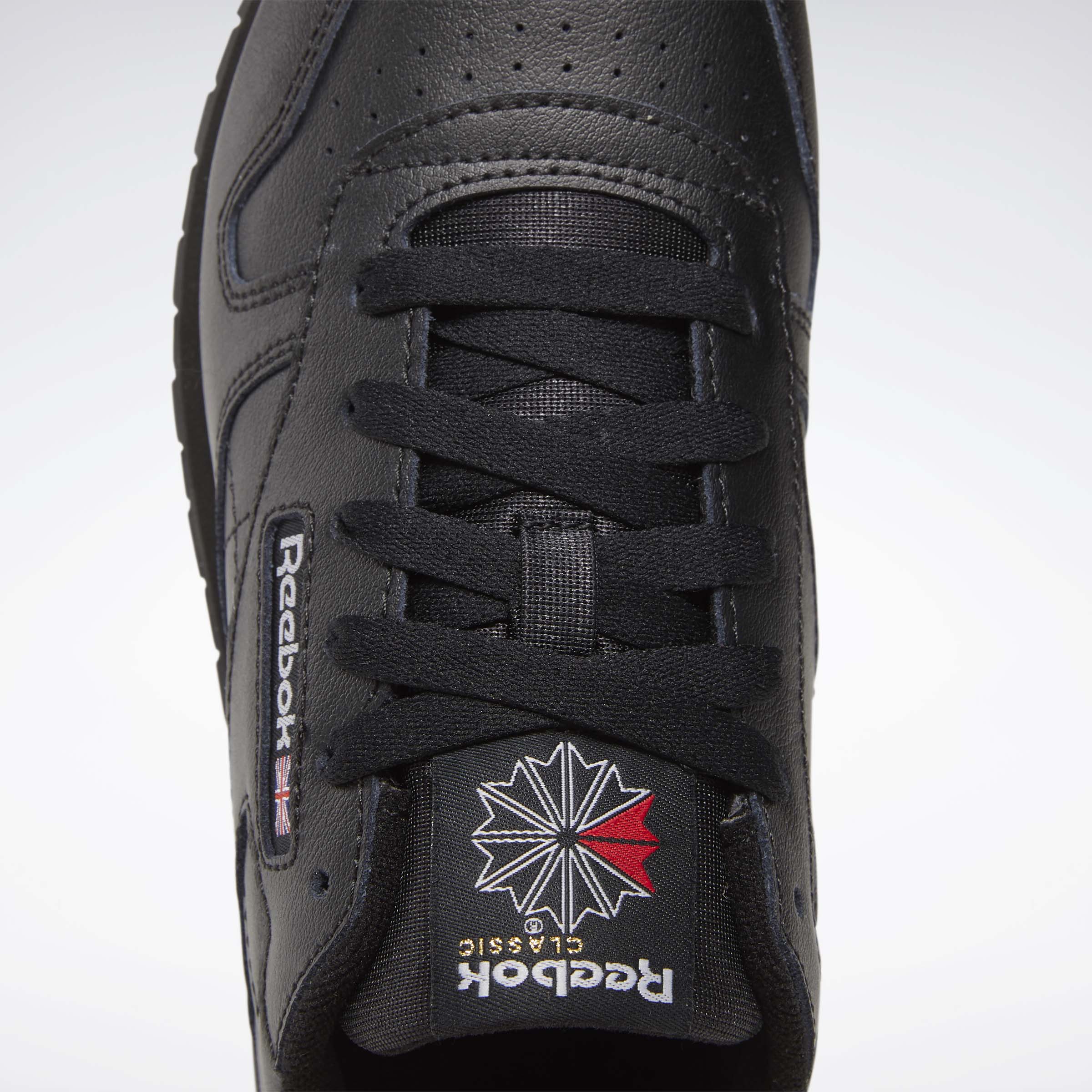 Reebok classic hot sale black kids