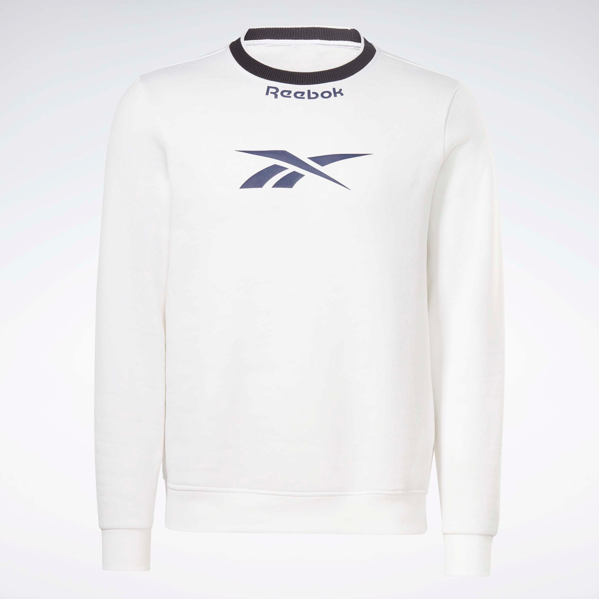 Reebok crew sales neck sweater