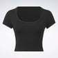 Reebok Classics Cropped Jersey T-Shirt Black