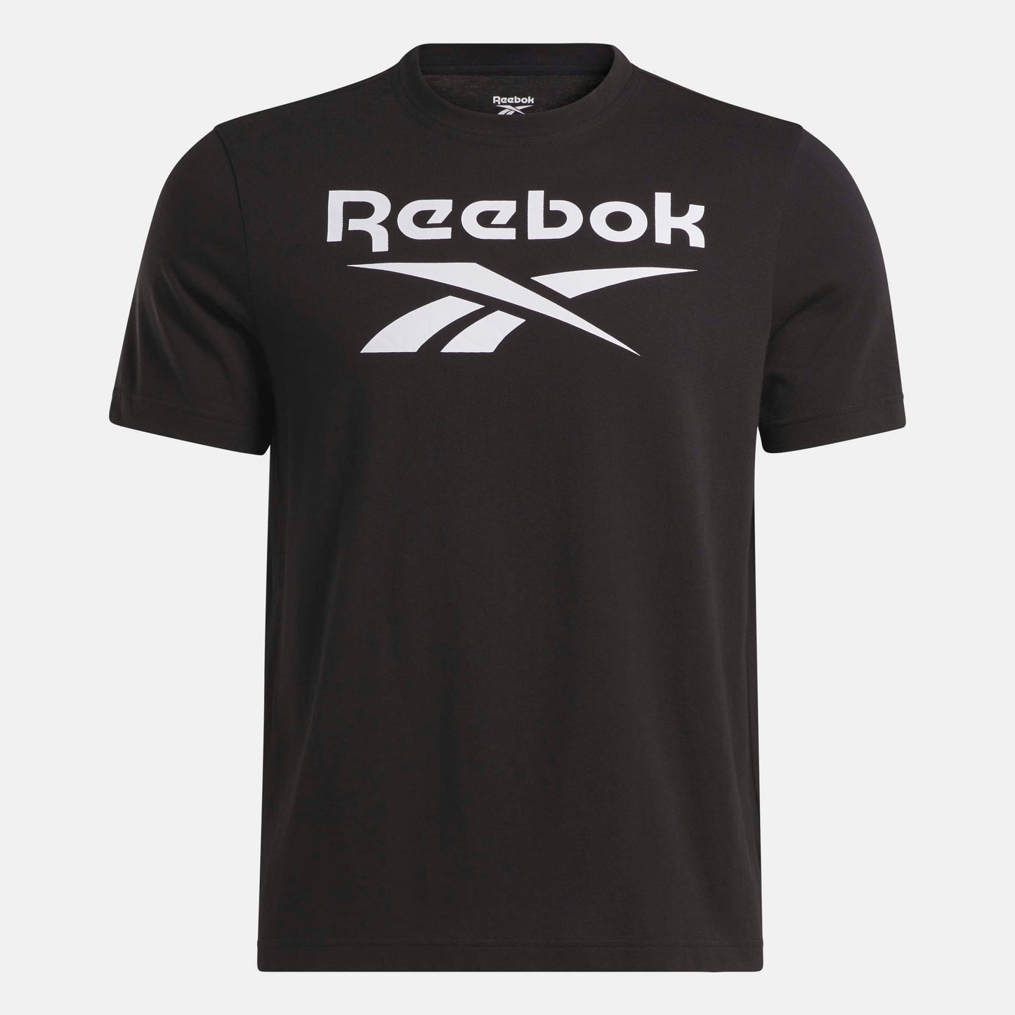 Reebok Identity Big Stacked Logo T-Shirt Black