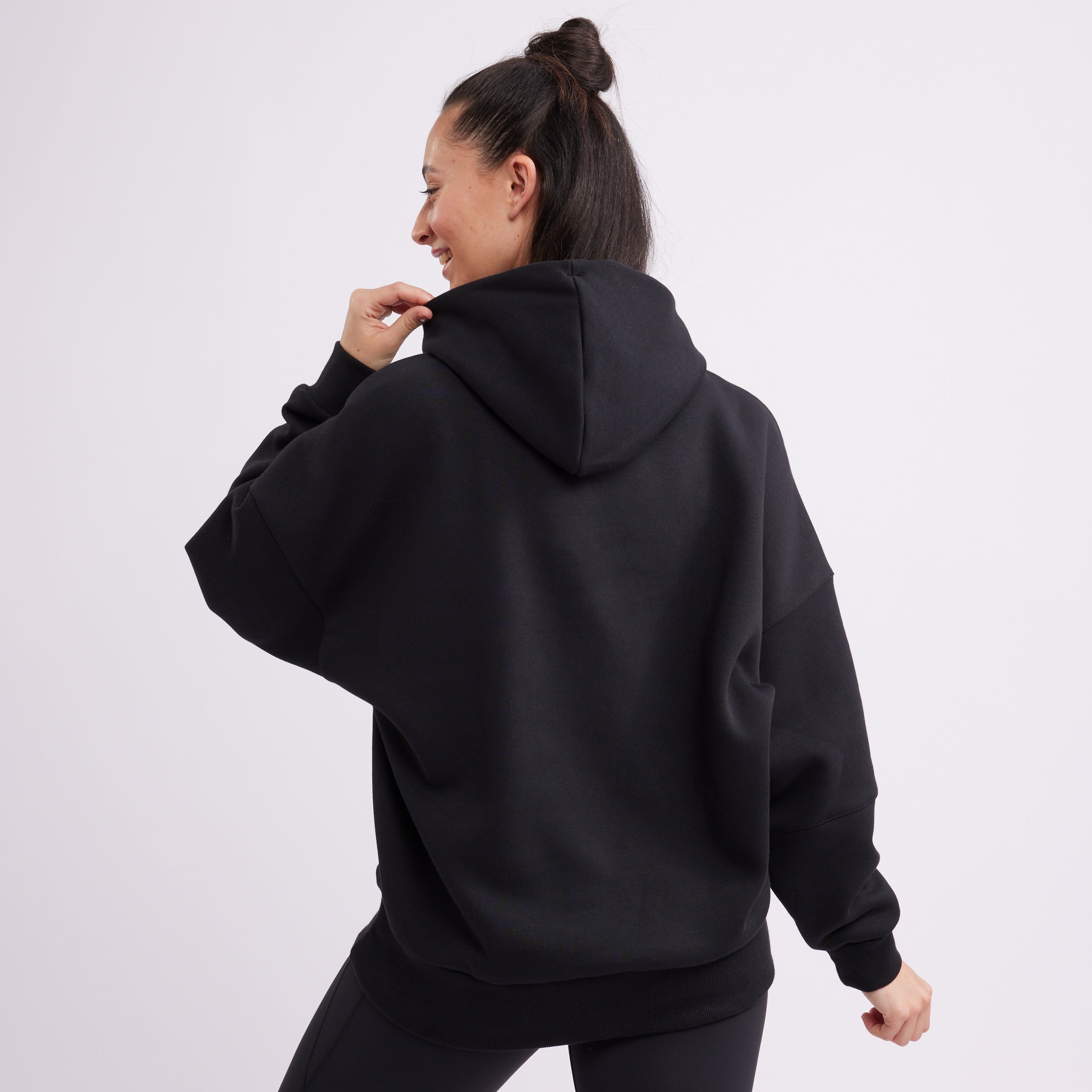 Lux Oversized Hoodie Black