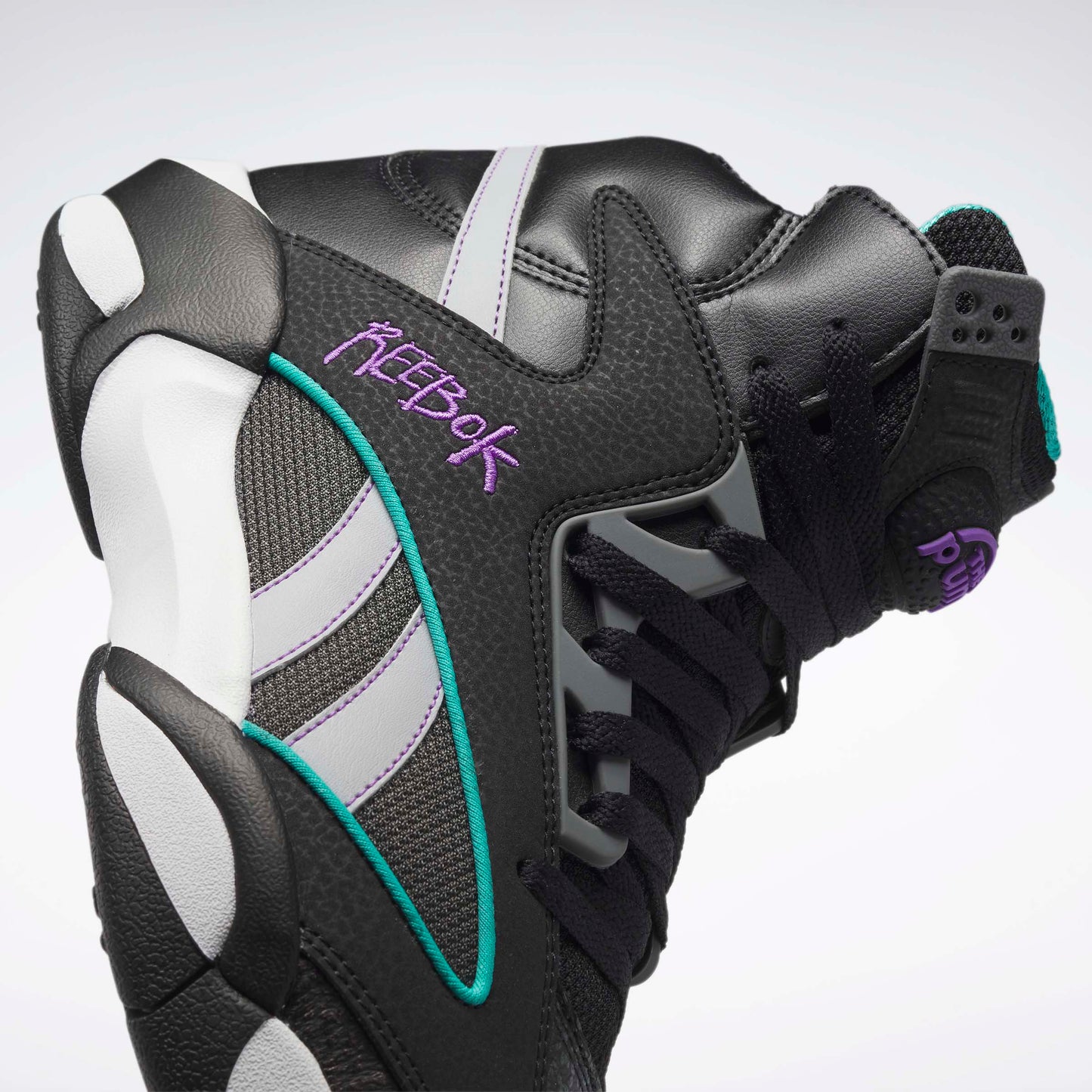 Shaq Attaq Shoes Black/Pure Grey 8/White