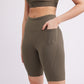 Lux High-Rise Bike Shorts Grout
