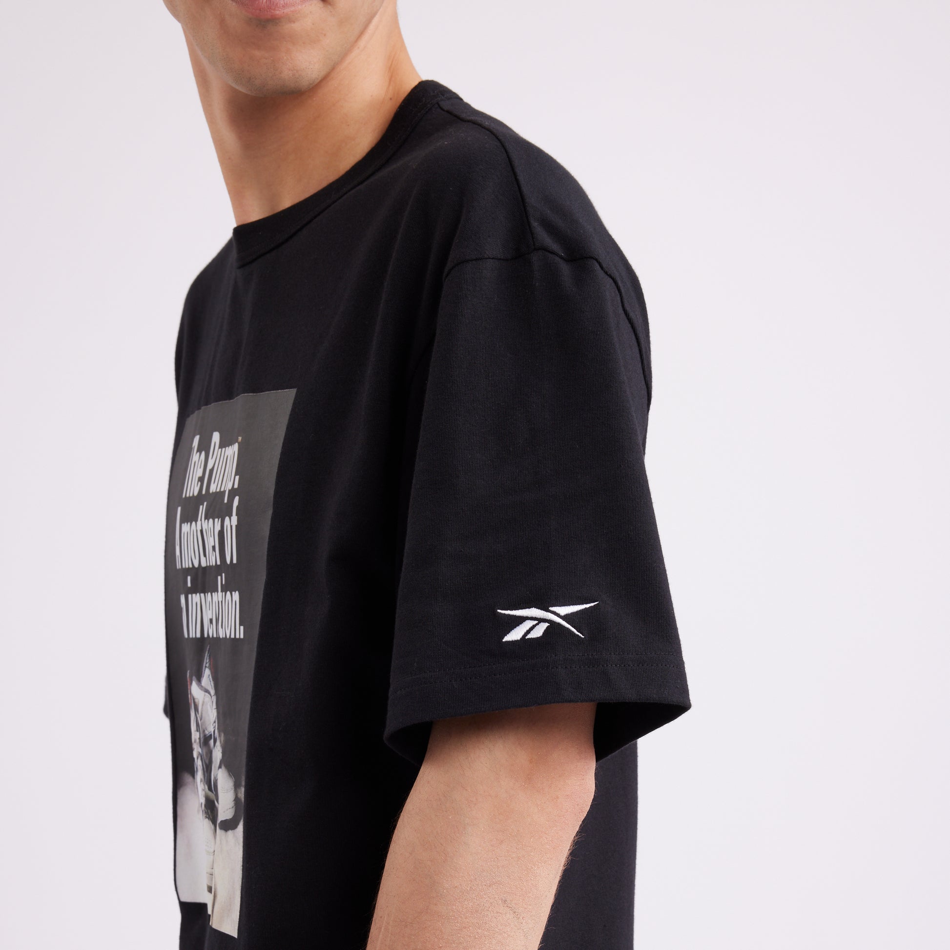 Basketball Pump Graphic Tee Black