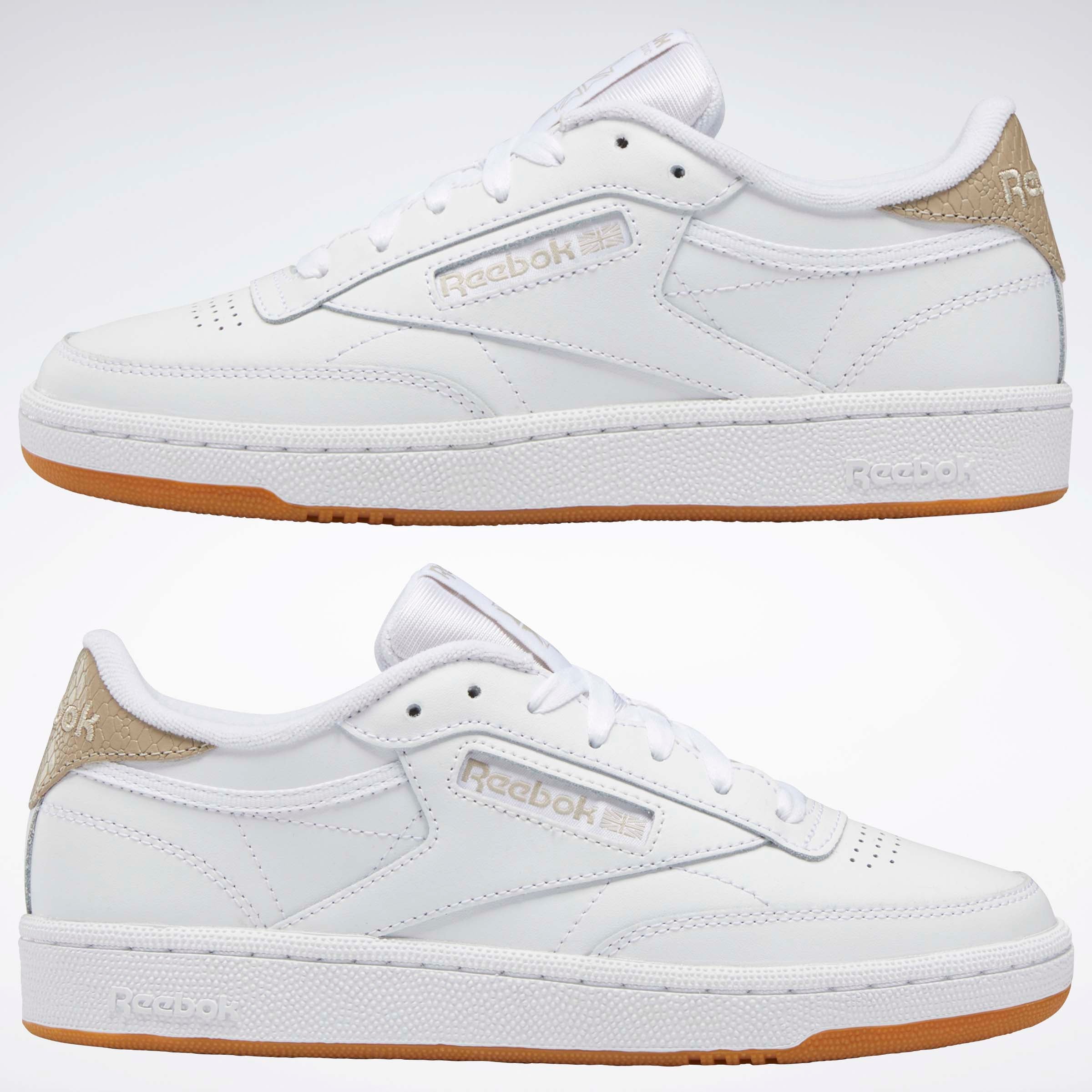 Club C 85 Women s Shoes White White Modern Beige