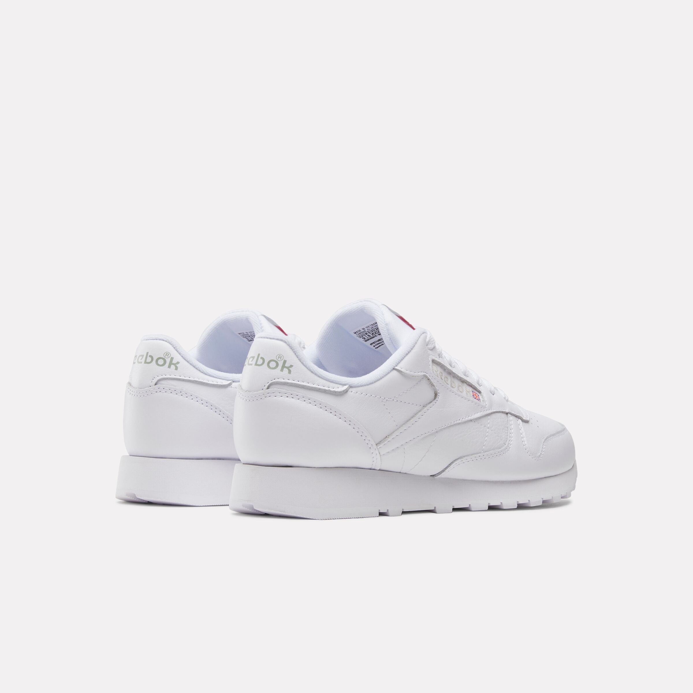 Classic Leather White/White/Pure Grey 3