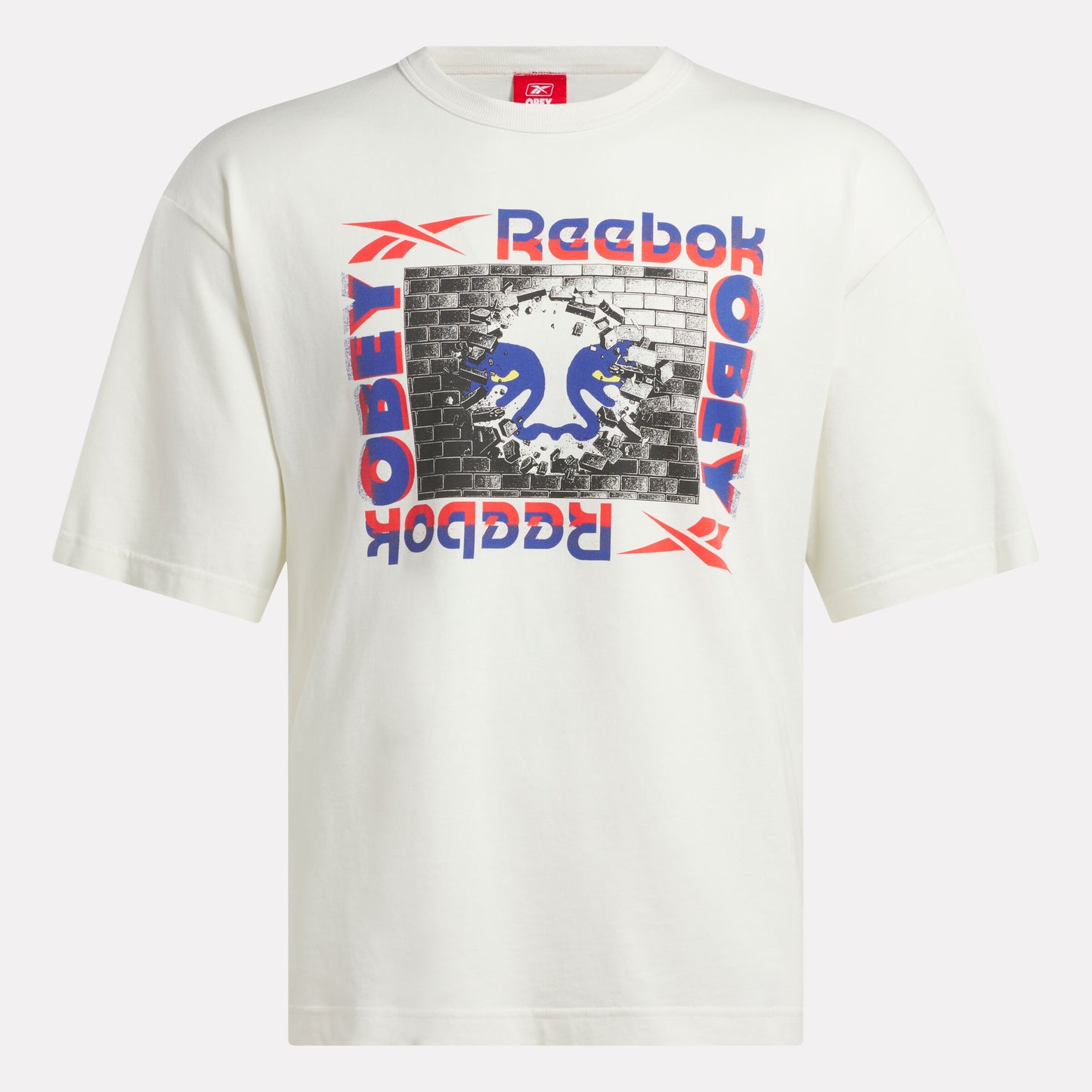 Reebok X Obey Graphic Tee Chalk