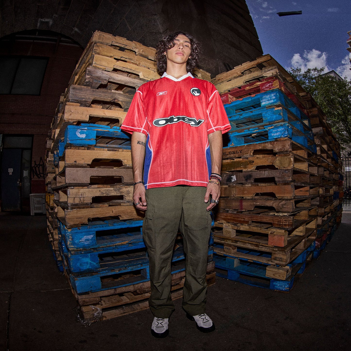 Reebok X Obey Jersey Vector Red