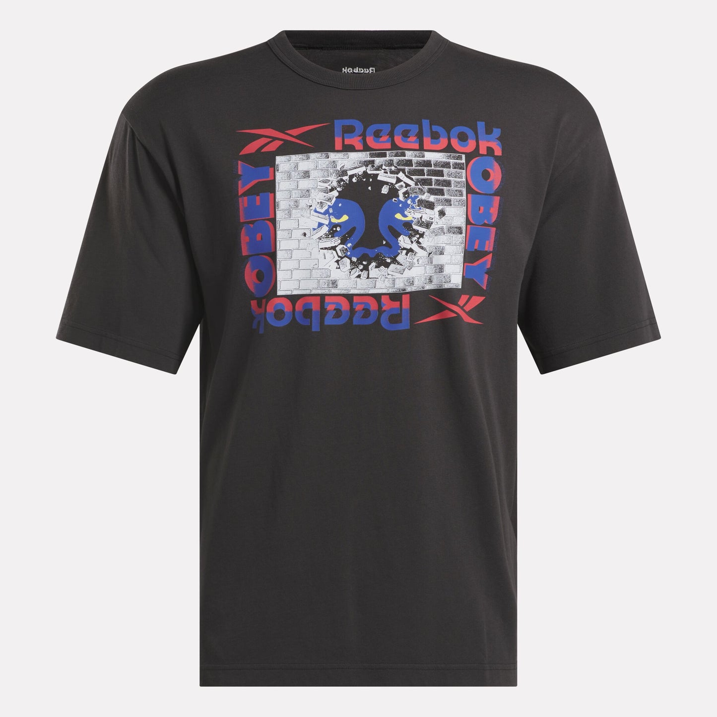 Reebok X Obey Graphic Tee Washed Black