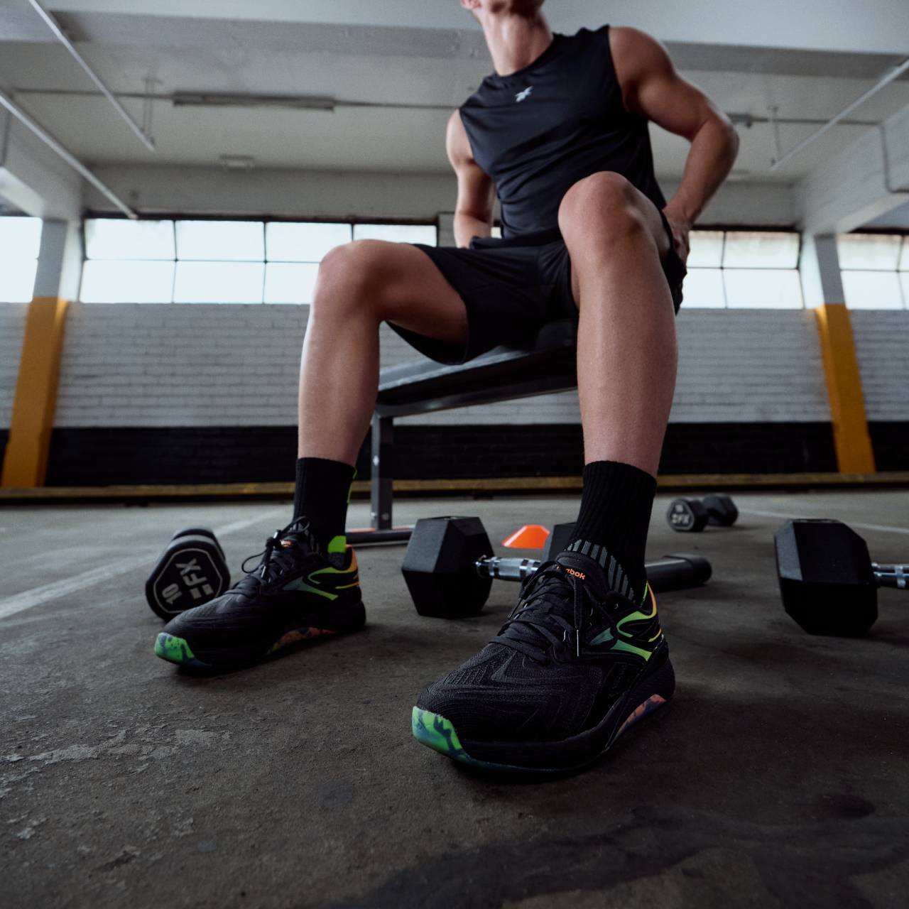 Nano X5 Edge Black/Arenaorange/Digitallime