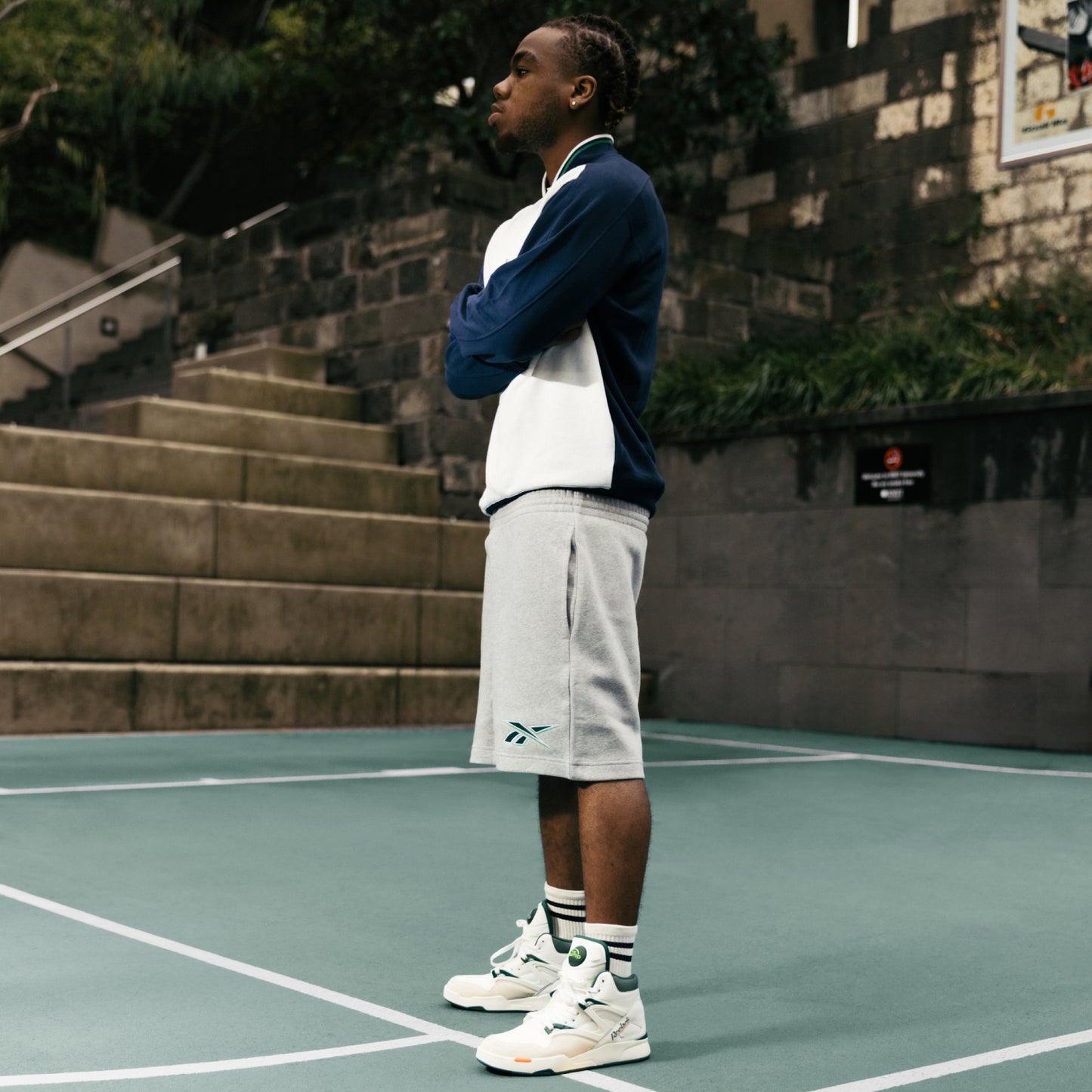 Pump Omni Zone Ii Chalk/Darkgreen/Paperwhite