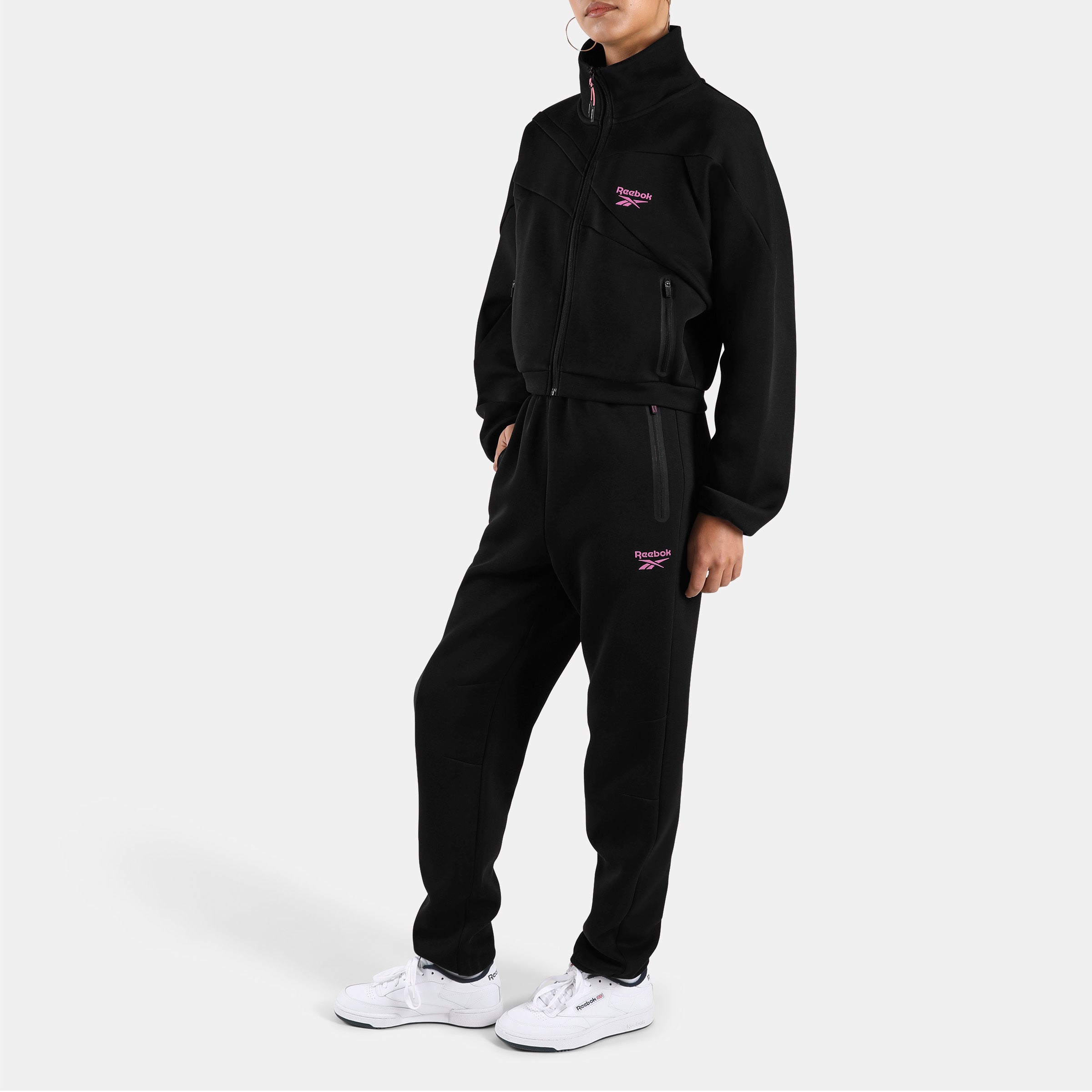 Vector Track Top Black