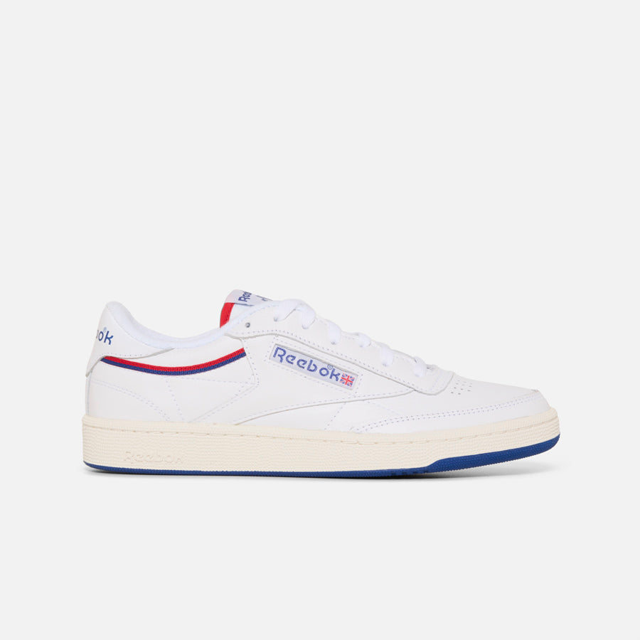 Club C 85 Men's Ftwwht/Classiccobalt/Vectorred