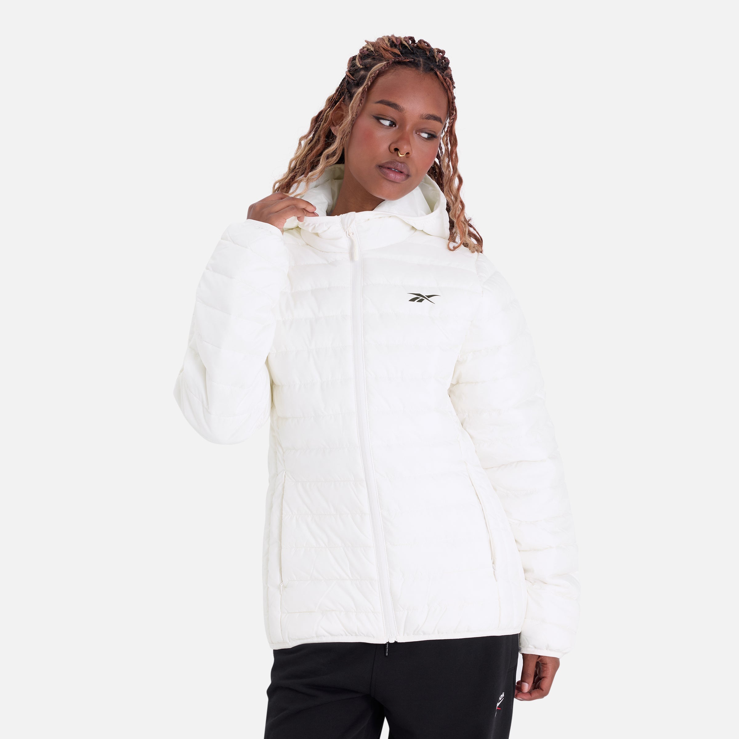 Women's Puffer Jacket Chalk