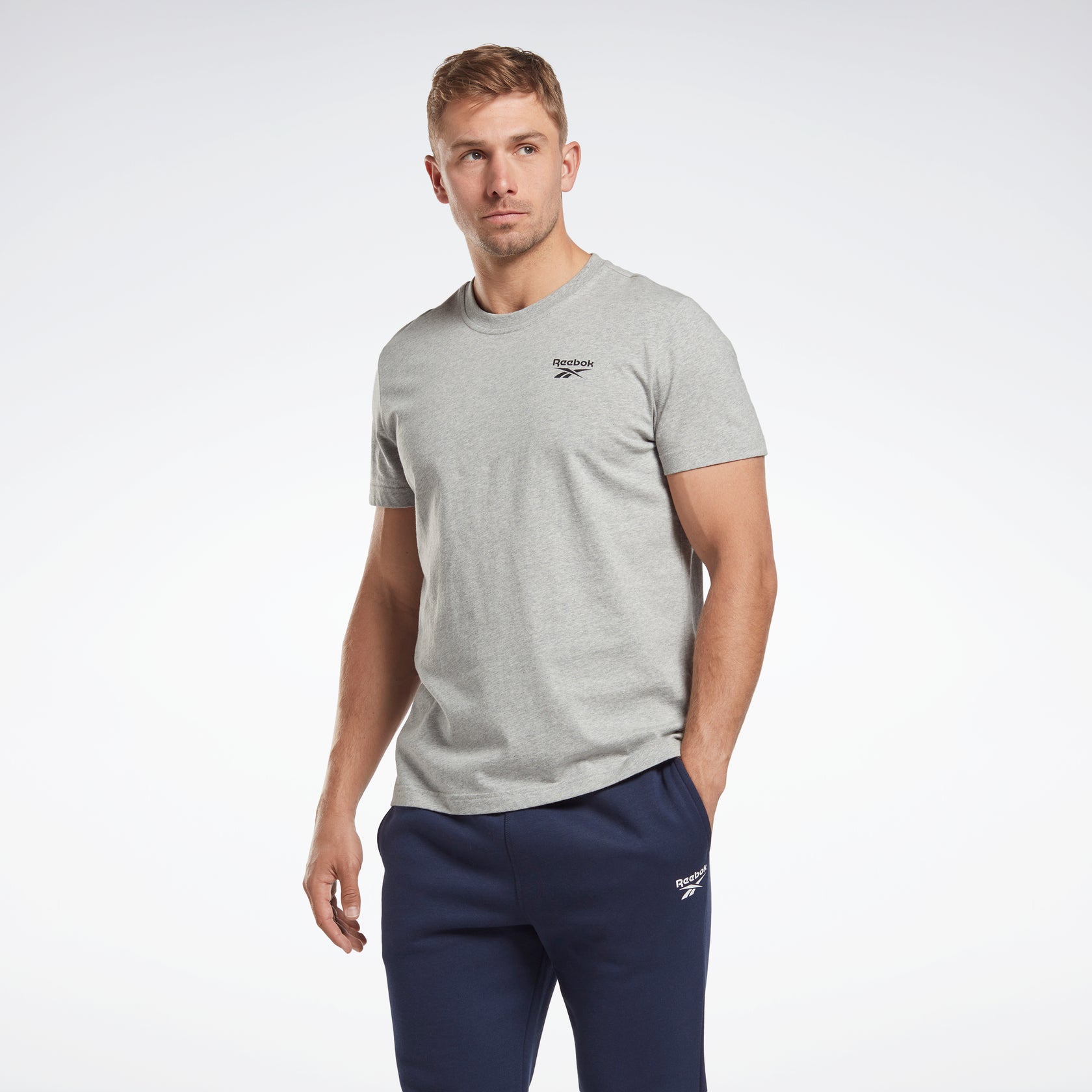 Reebok Identity Classics T-Shirt Medium Grey Heather – Reebok Australia