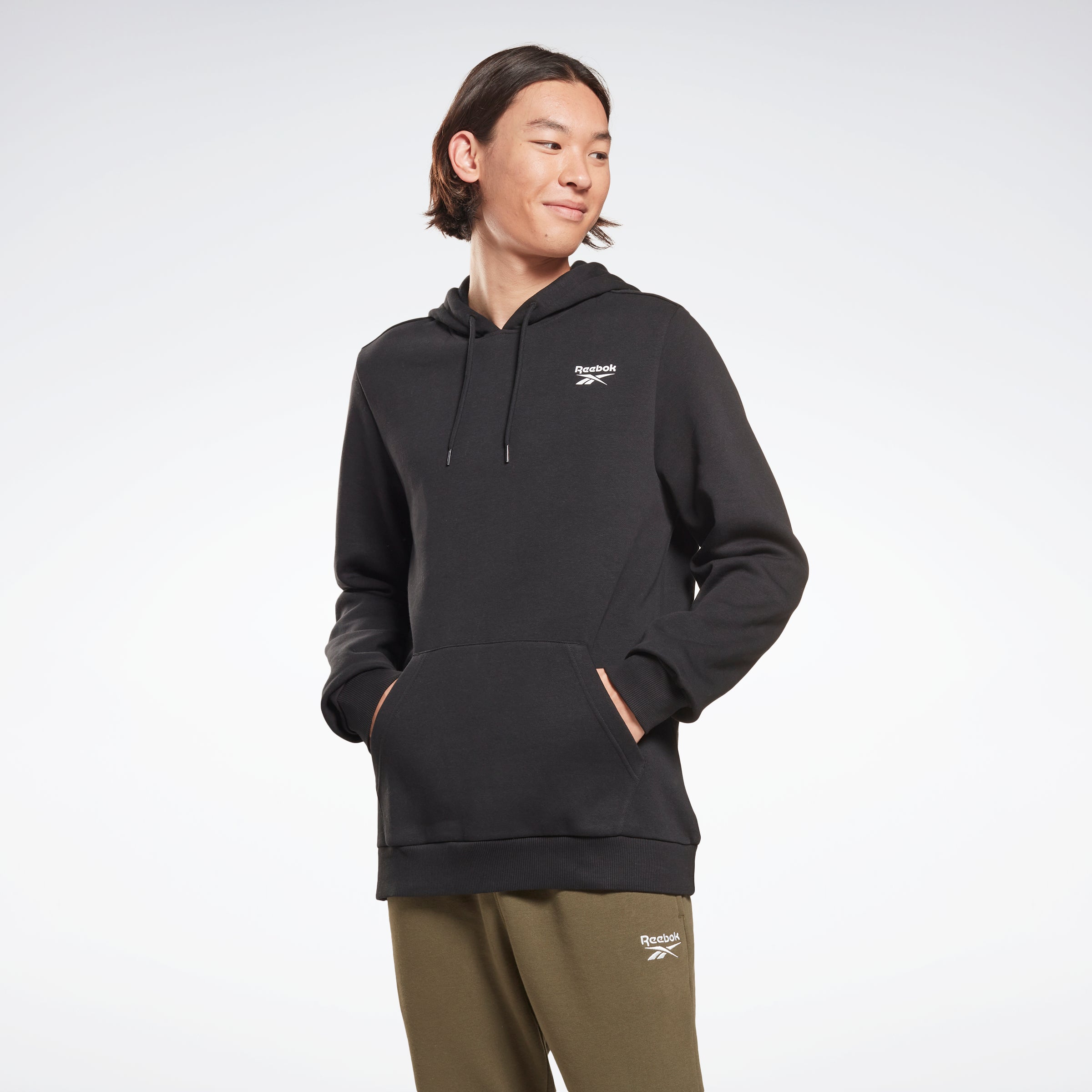 Reebok Identity Fleece Hoodie Black