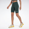 Reebok Identity Fitted Logo Shorts Forest Green Mel