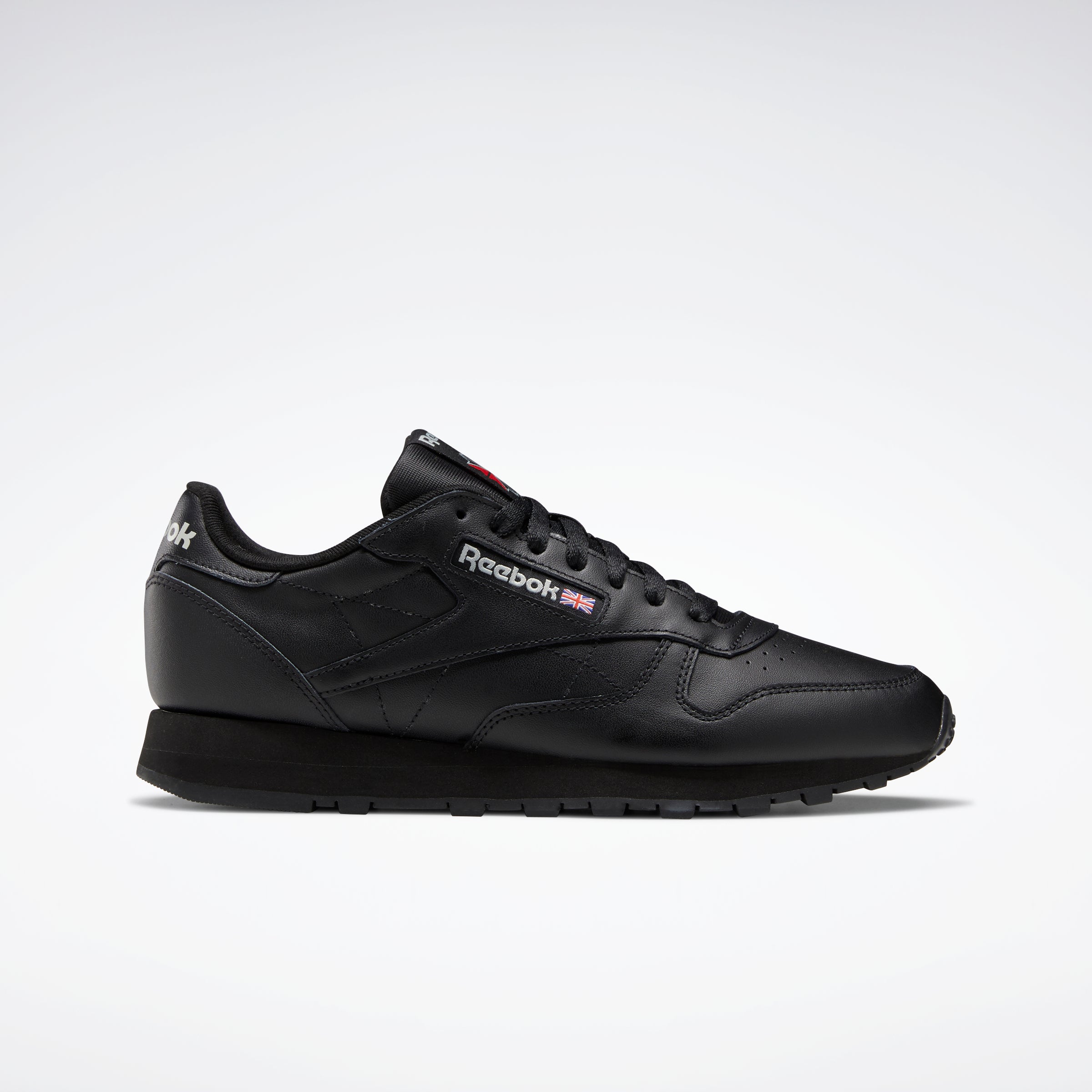 Black leather shop daps